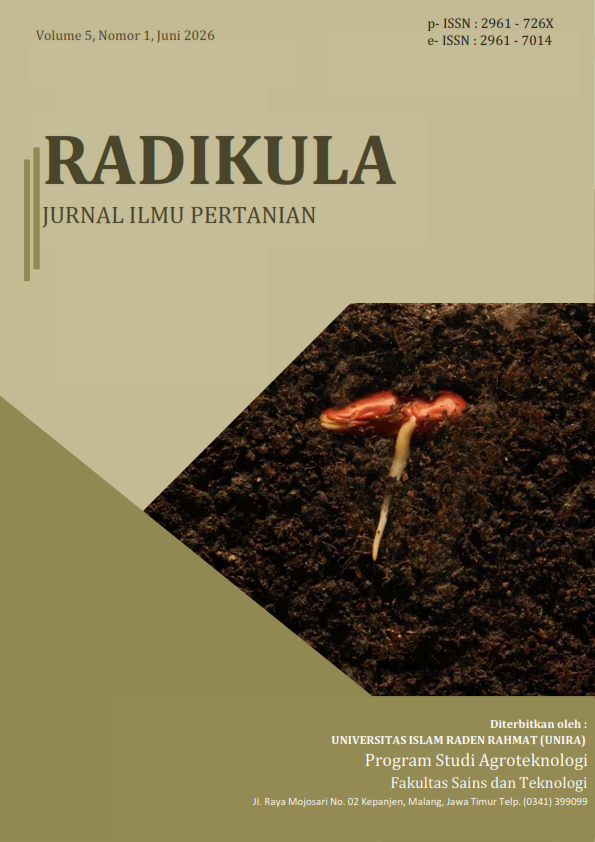 					Lihat Vol 5 No 1 (2026): RADIKULA - Juni 2026 
				