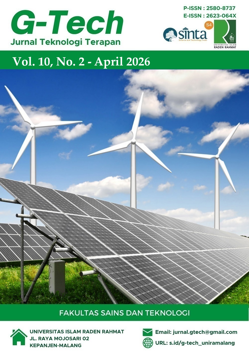 					View Vol. 10 No. 3 (2026): G-Tech, Vol. 10 No. 3 July 2026
				